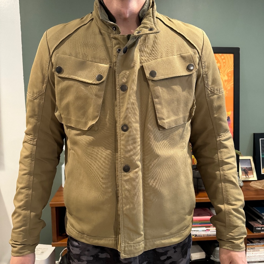 REVIT Bowery Motorcycle Jacket  SAND